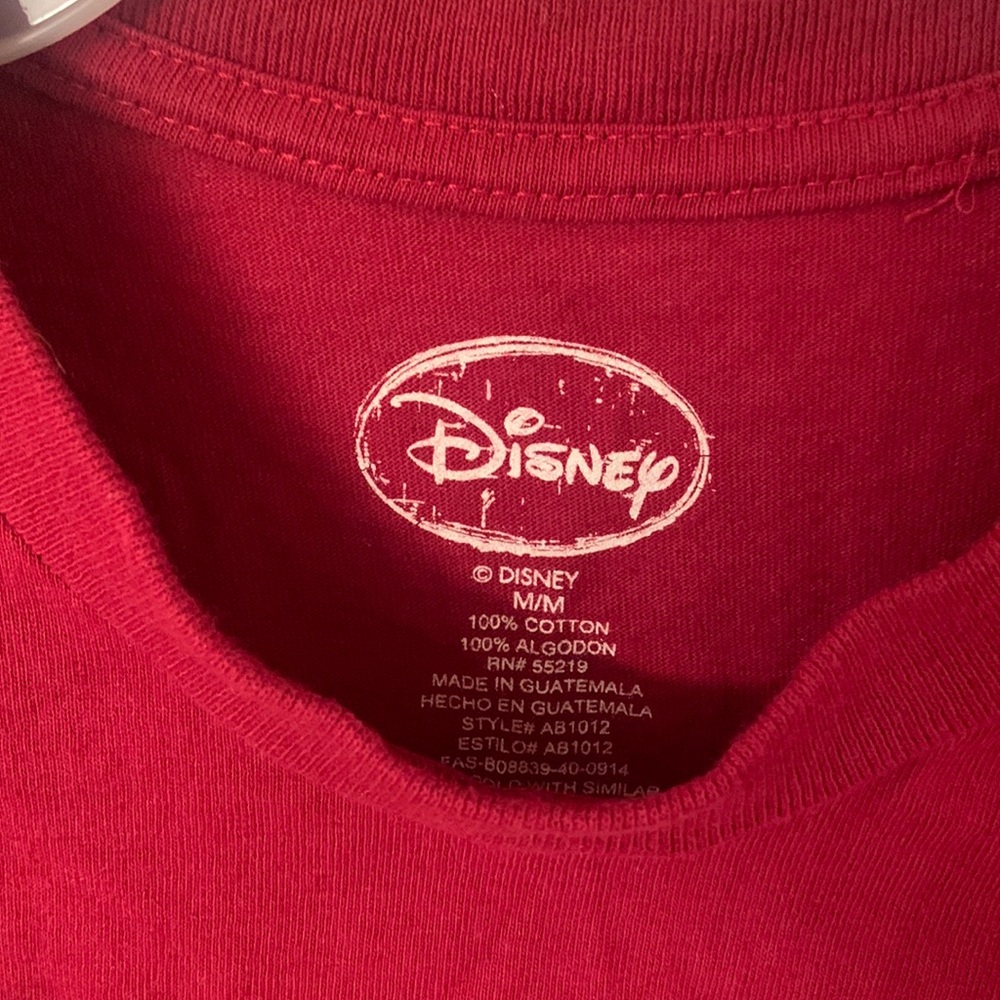 Disney Red Mickey Mouse T-Shirt - Picture 4 of 8